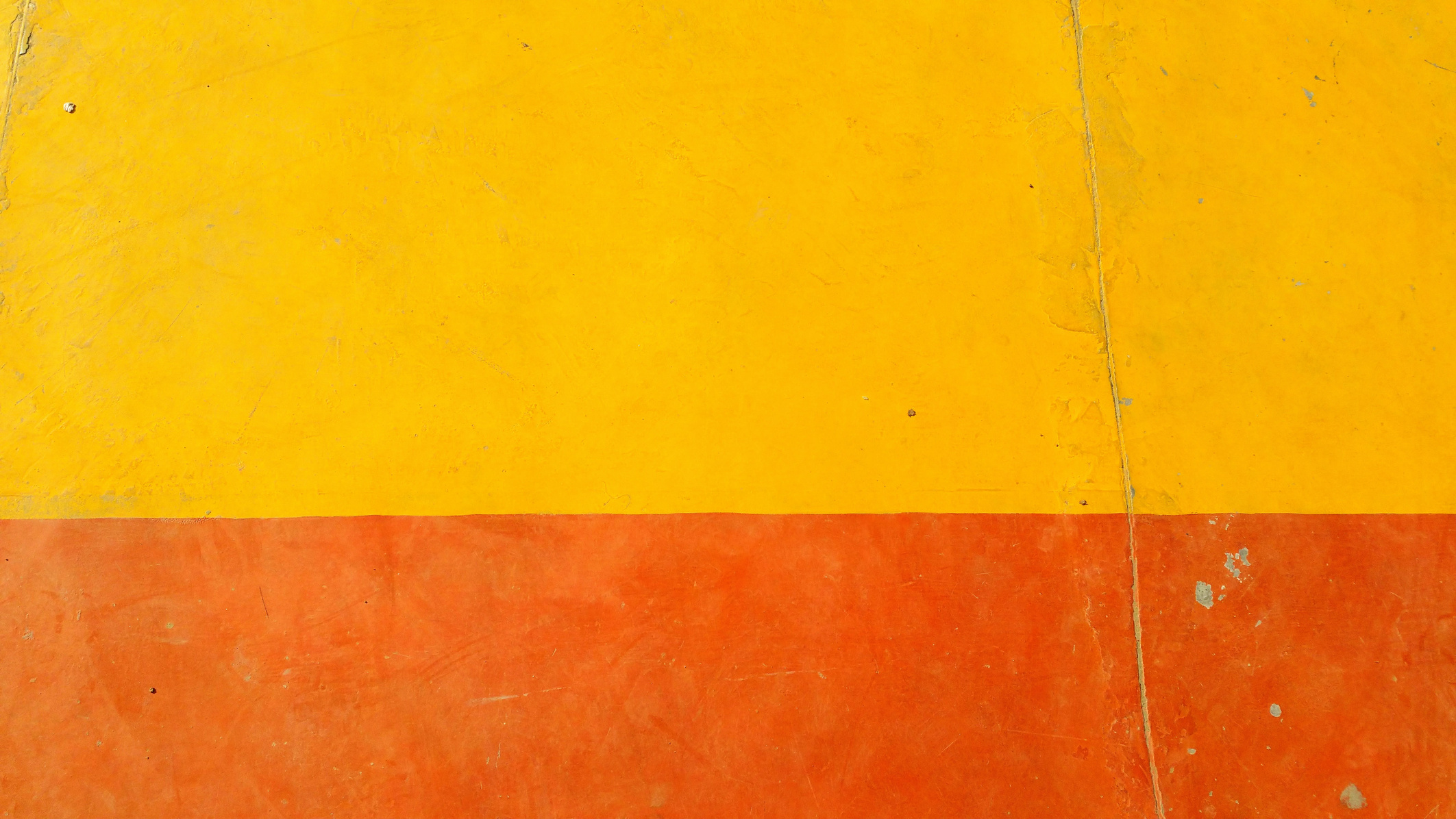 Orange and Yellow Painted Wall